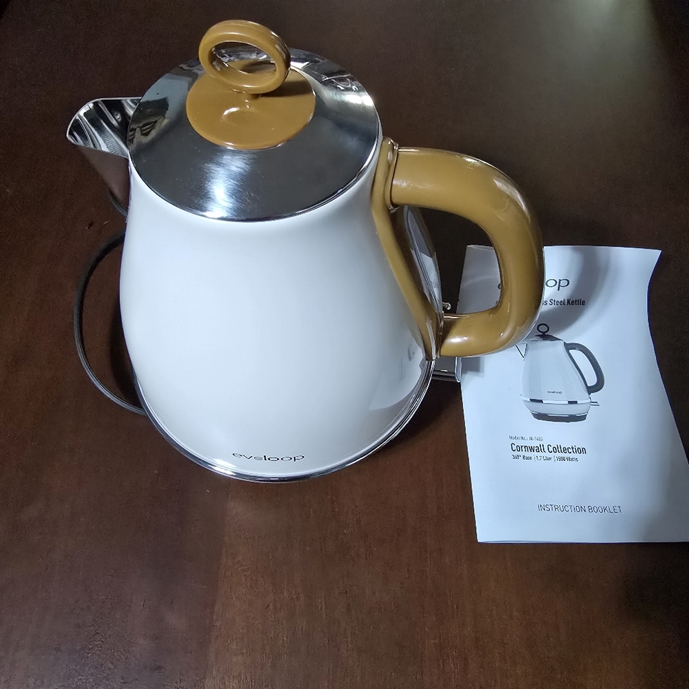 Evoloop 1.7 liter electric kettle